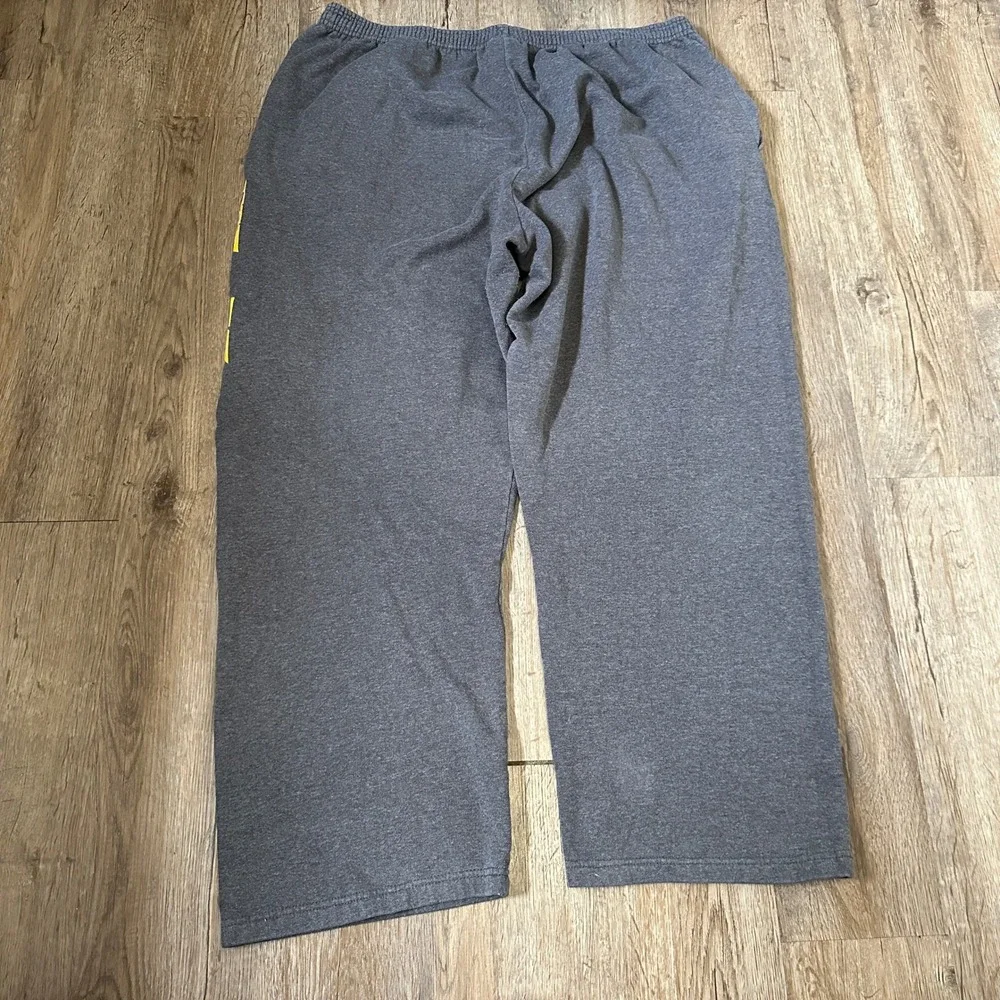 Majestic West Virginia‎ Mountaineers Sweatpants Mens XL Gray Fleece Section 101